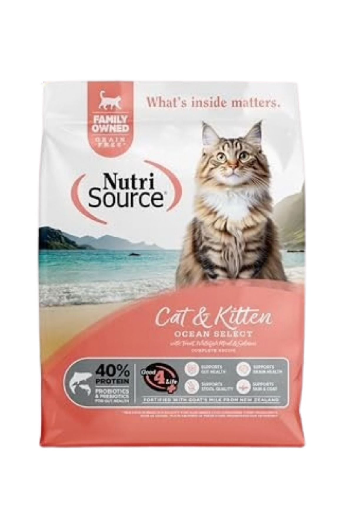NutriSource Ocean Select Cat & Kitten Food, 4 lbs.