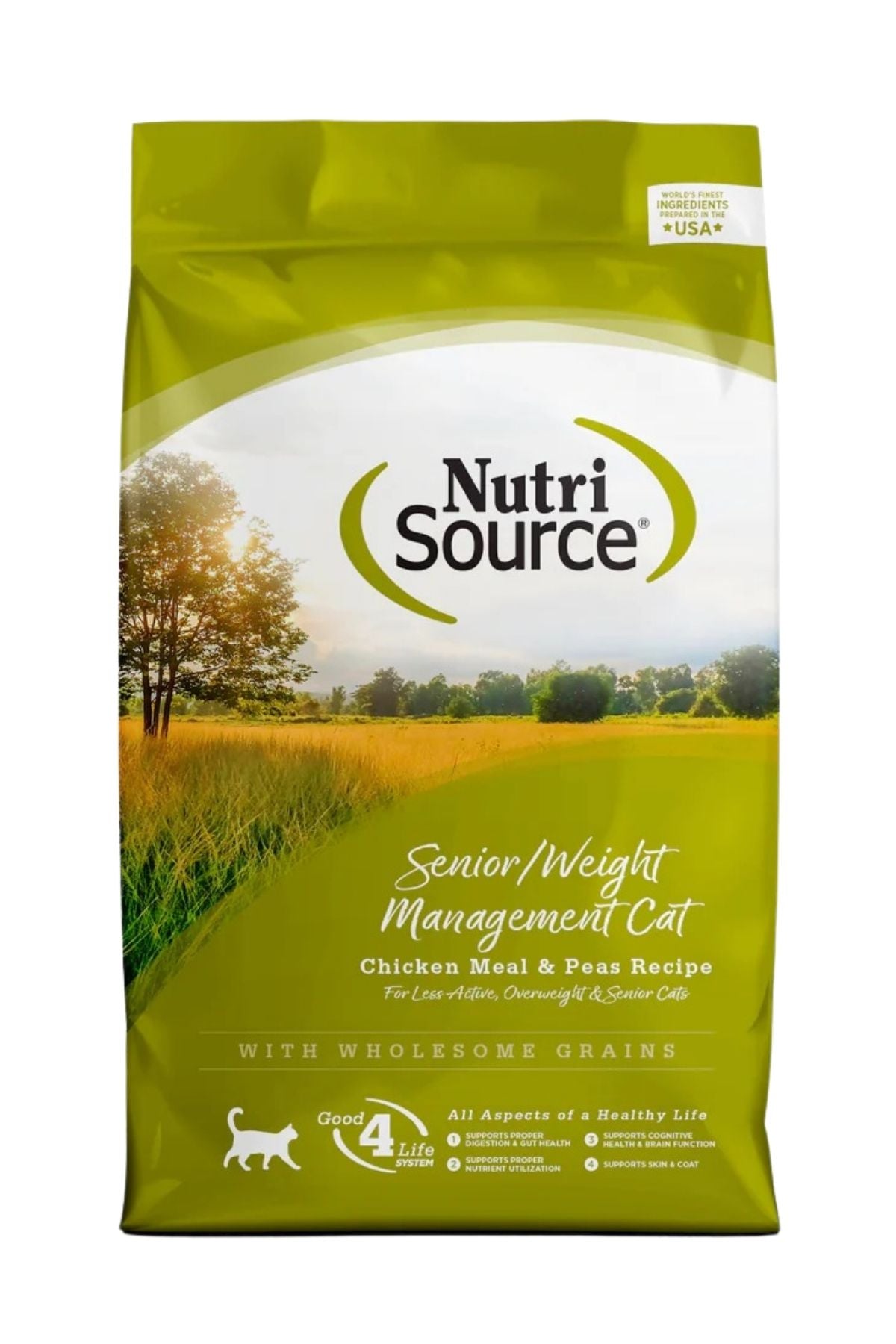 NutriSource Senior & Weight Management Dry Cat Food, 1.5 lbs.