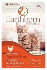 Earthborn Holistic Primitive Feline Grain-Free Natural Cat & Kitten Dry Food, 12.5 lbs.
