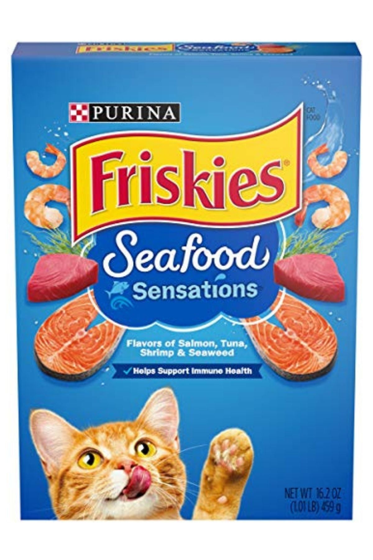 Purina Friskies Seafood Sensations Dry Cat Food, 16 lbs.