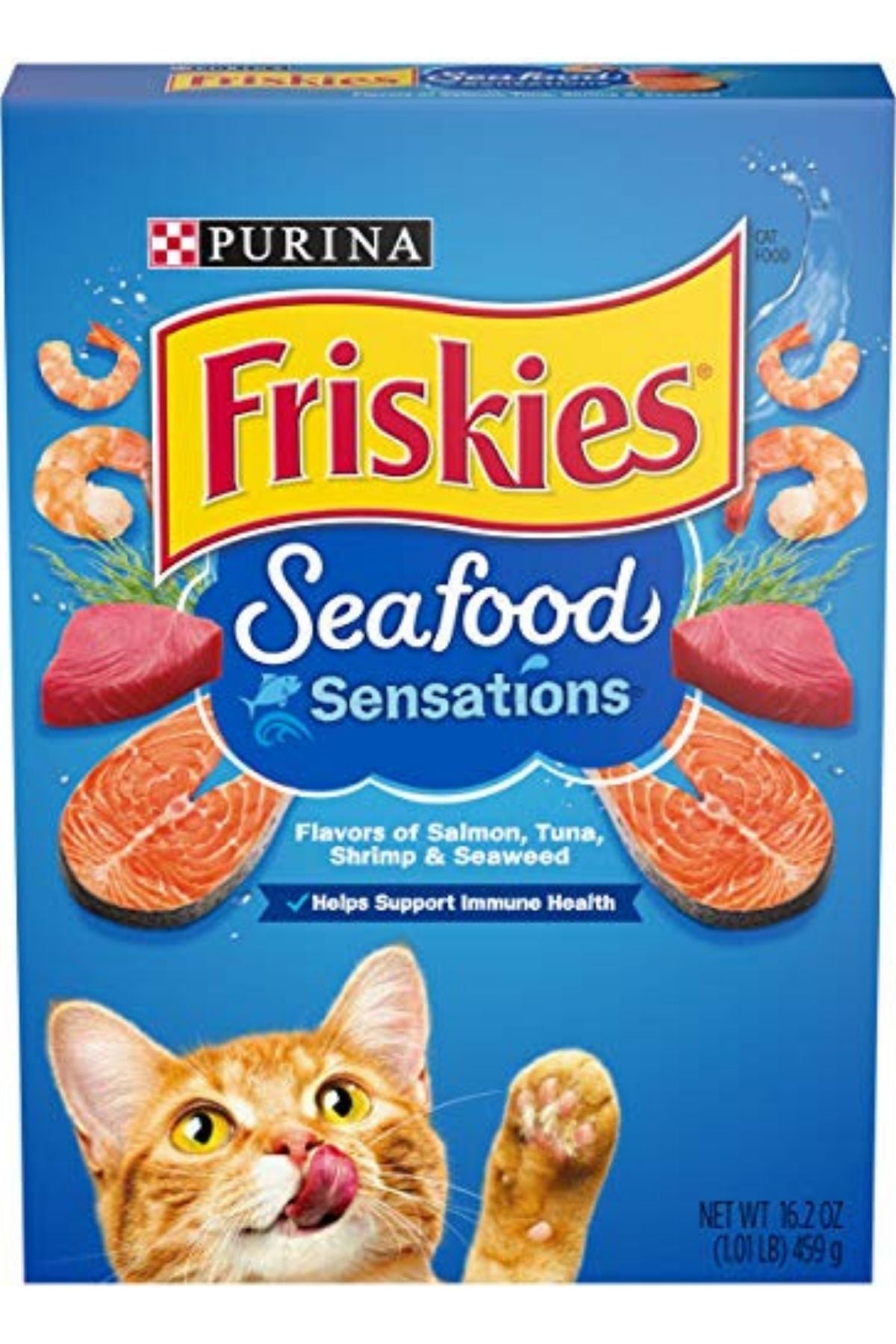 Purina Friskies Seafood Sensations Dry Cat Food, 16 lbs.