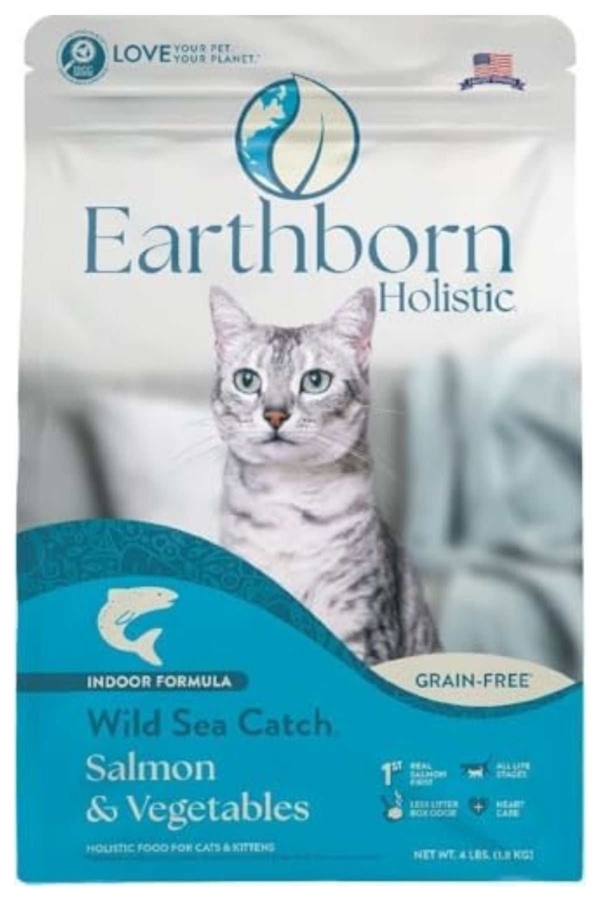 Earthborn Holistic Wild Sea Catch Cat Food, 12.5 lbs.