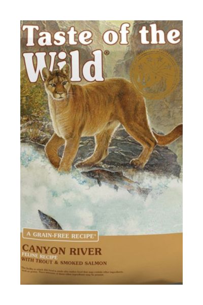 Taste of the Wild Canyon River Trout & Salmon Dry Cat Food, 5 lbs.