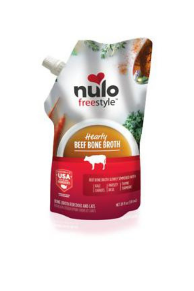 Nulo FreeStyle Beef Bone Broth for Dogs & Cats, 20 oz.