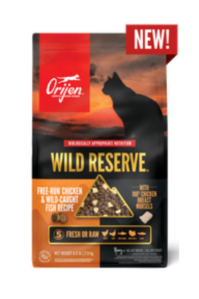 Orijen Wild Reserve Free-Run Chicken & Wild-Caught Fish Dry Cat Food, 3.5 lbs.