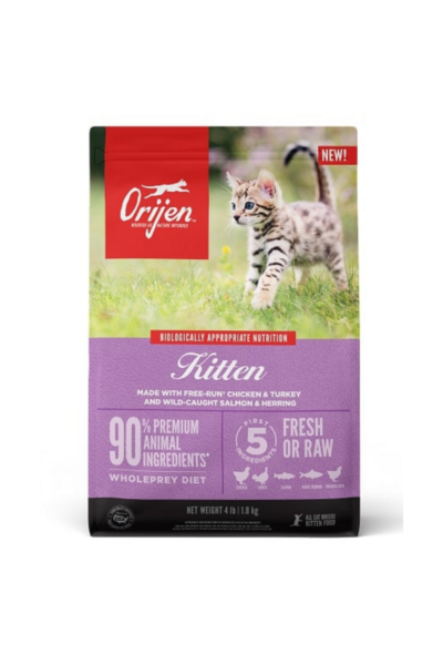 Orijen High Protein Dry Kitten Food, 4 lbs.