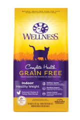 Wellness Complete Health Grain-Free Indoor Healthy Weight Chicken Dry Cat Food, 5.5 lbs.