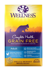Wellness Complete Health Grain-Free Chicken Dry Cat Food, 5.5 lbs.