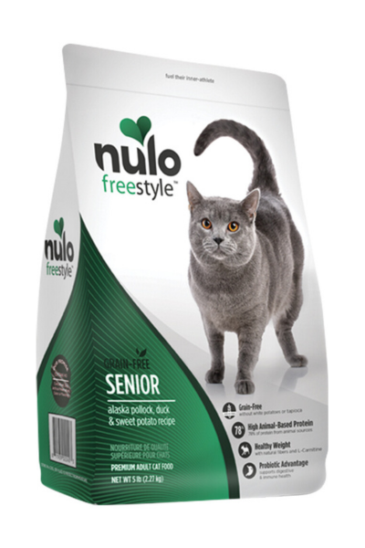 Nulo FreeStyle Senior Grain-Free Dry Cat Food, 5 lbs.
