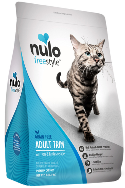 Nulo FreeStyle Trim Salmon & Lentils Grain-Free Dry Cat Food, 12 lbs.