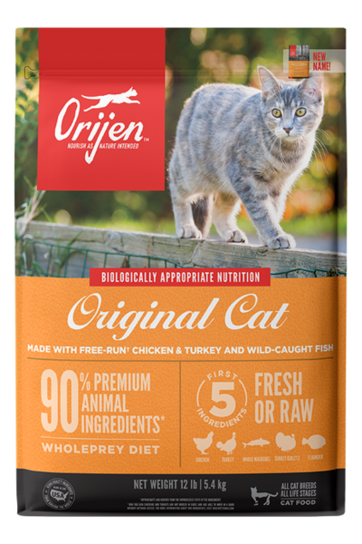 Orijen High Protein Dry Cat Food, 12 lbs.
