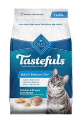 Blue Buffalo Tastefuls Indoor Chicken & Rice Dry Cat Food, 7 lbs.