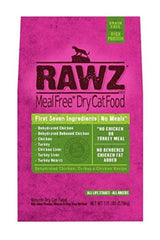 Rawz Meal-Free Chicken & Turkey All Stages Grain-Free Dry Cat Food, 1.7 lbs.