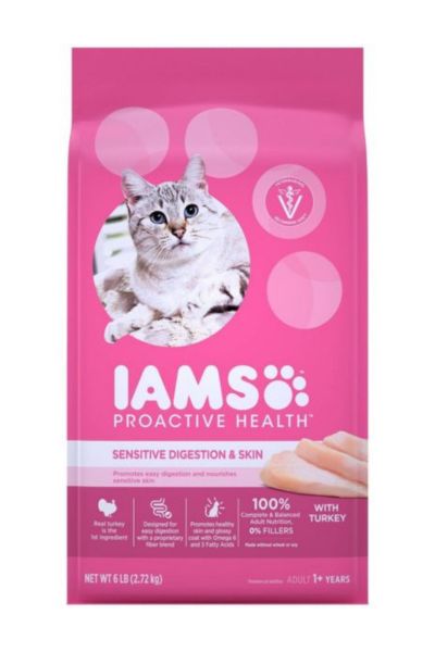 Iams ProActive Health Turkey Dry Cat Food, 6 lbs.