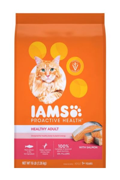 Iams ProActive Health Salmon Dry Cat Food, 3.5 lbs.