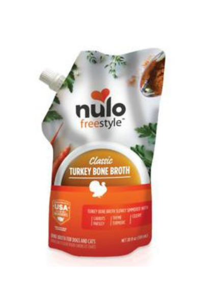 Nulo FreeStyle Turkey Bone Broth for Cats, 20 oz.