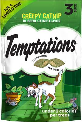 Temptations Blissful Catnip Cat Treats, 3 oz Pouch