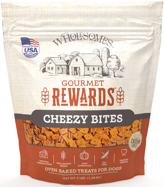 Wholesomes Gourmet Biscuits Cheddar Cheese, Dog 3 lbs