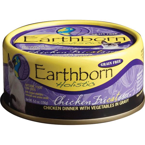 Earthborn Holistic Chicken Fricatssee Cat Food, 5.5 oz Can