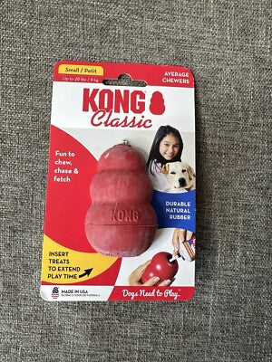 Kong Classic Rubber Dog Toy Small For Average Chewers
