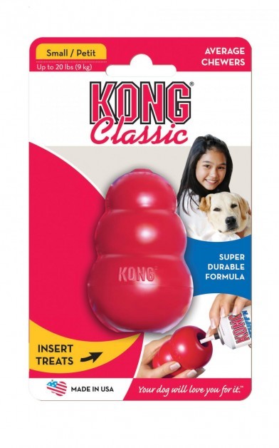 Kong Classic Rubber Dog Toy Small For Average Chewers