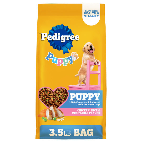 Pedigree Puppy Growth Chicken & Vegetable Dry Dog Food - 3.5lb